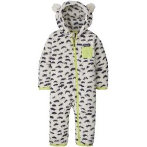 Patagonia Fleece Onesie with Lime Accents